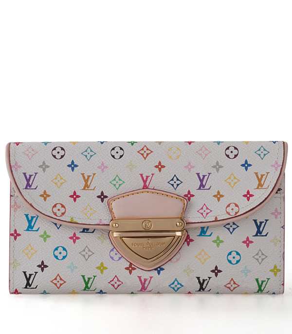 1:1 Copy Louis Vuitton Monogram Multicolore Eugenie Wallet P93736 Replica - Click Image to Close